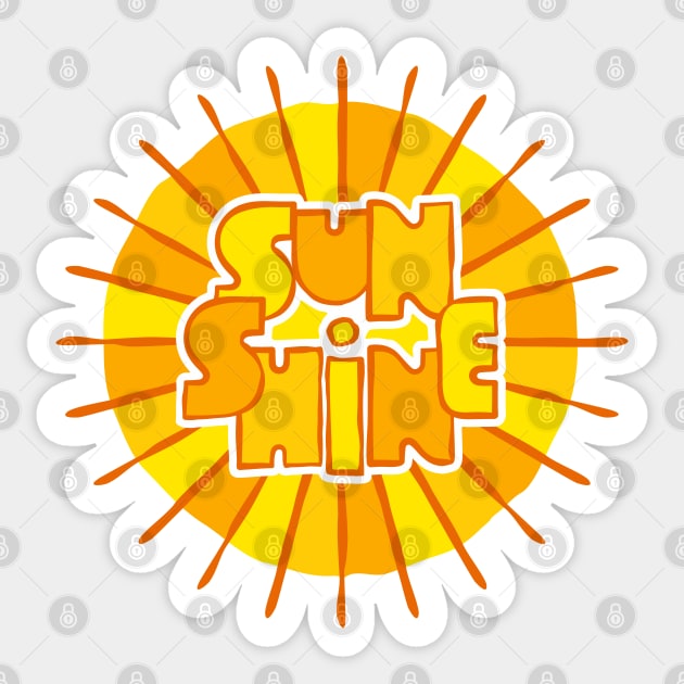 Sunshine Sticker by lents